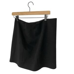 Elie Tahari Black A Line Pencil Skirt Career Mini Professional Officewear Large